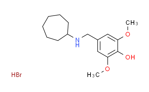 CAS No. 1609400-66-9, 4-[(cycloheptylamino)methyl]-2,6-dimethoxyphenol hydrobromide