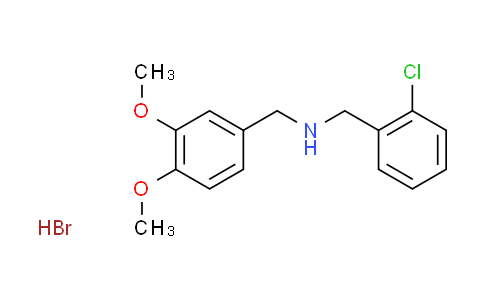 CAS No. 1609403-48-6, (2-chlorobenzyl)(3,4-dimethoxybenzyl)amine hydrobromide