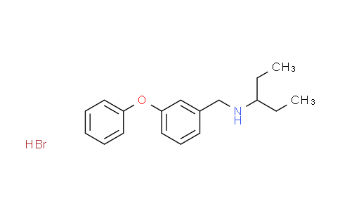 CAS No. 1609396-29-3, N-(3-phenoxybenzyl)-3-pentanamine hydrobromide