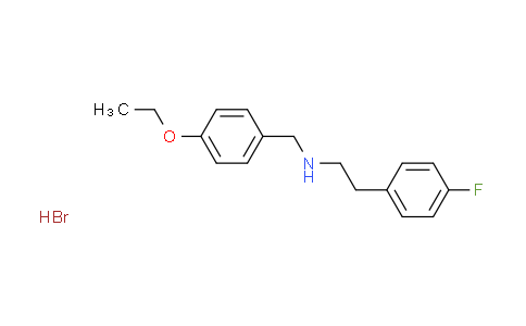CAS No. 1609406-26-9, N-(4-ethoxybenzyl)-2-(4-fluorophenyl)ethanamine hydrobromide