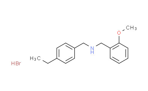 CAS No. 1609396-32-8, (4-ethylbenzyl)(2-methoxybenzyl)amine hydrobromide