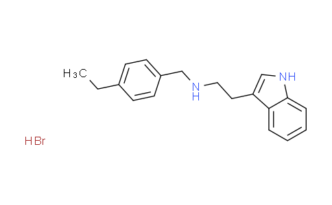 CAS No. 1609400-36-3, N-(4-ethylbenzyl)-2-(1H-indol-3-yl)ethanamine hydrobromide