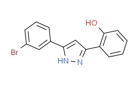 CAS No. 423751-80-8, 2-[5-(3-bromophenyl)-1H-pyrazol-3-yl]phenol