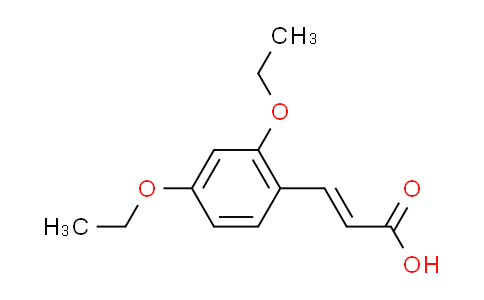 CAS No. 423736-06-5, (2E)-3-(2,4-diethoxyphenyl)acrylic acid