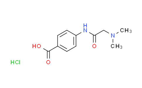 CAS No. 855470-46-1, 4-[(N,N-dimethylglycyl)amino]benzoic acid hydrochloride