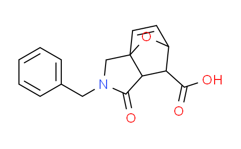 CAS No. 1212092-04-0, 3-benzyl-4-oxo-10-oxa-3-azatricyclo[5.2.1.0~1,5~]dec-8-ene-6-carboxylic acid
