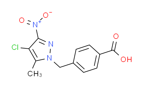 CAS No. 491831-83-5, 4-[(4-chloro-5-methyl-3-nitro-1H-pyrazol-1-yl)methyl]benzoic acid