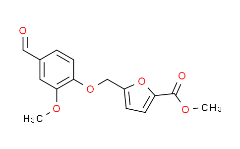 CAS No. 332165-50-1, methyl 5-[(4-formyl-2-methoxyphenoxy)methyl]-2-furoate