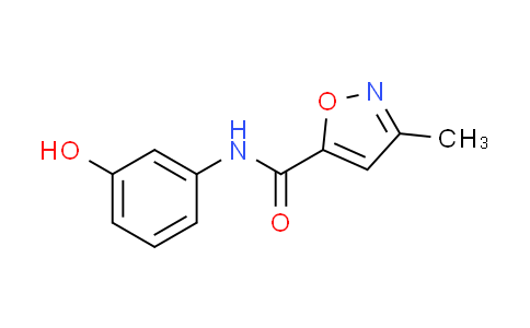 CAS No. 64384-94-7, N-(3-hydroxyphenyl)-3-methyl-5-isoxazolecarboxamide