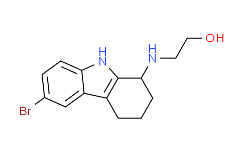 CAS No. 221028-13-3, 2-[(6-bromo-2,3,4,9-tetrahydro-1H-carbazol-1-yl)amino]ethanol