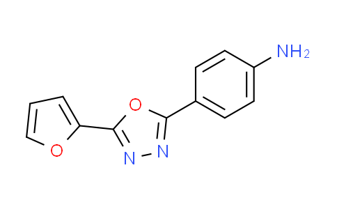 CAS No. 337502-10-0, 4-[5-(2-furyl)-1,3,4-oxadiazol-2-yl]aniline