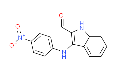 CAS No. 167954-14-5, 3-[(4-nitrophenyl)amino]-1H-indole-2-carbaldehyde