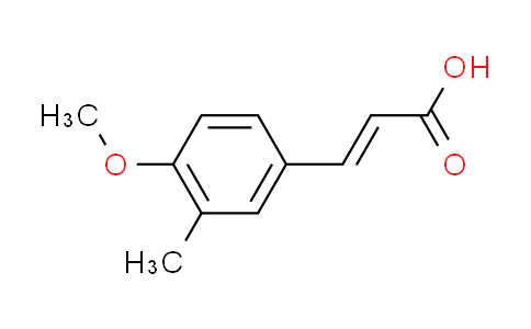 CAS No. 175675-62-4, 3-(4-methoxy-3-methylphenyl)acrylic acid