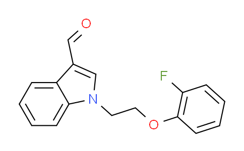 CAS No. 309732-86-3, 1-[2-(2-fluorophenoxy)ethyl]-1H-indole-3-carbaldehyde