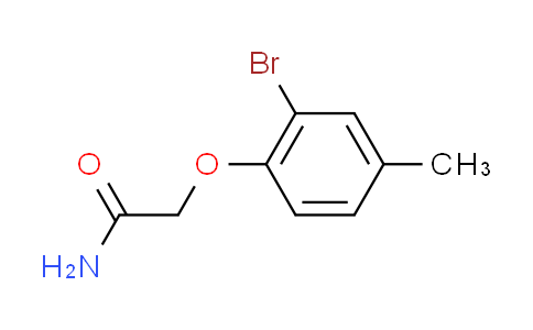 CAS No. 102066-01-3, 2-(2-bromo-4-methylphenoxy)acetamide