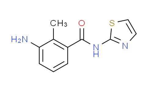 CAS No. 402585-79-9, 3-amino-2-methyl-N-1,3-thiazol-2-ylbenzamide