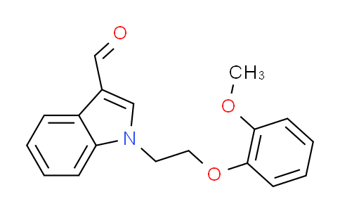CAS No. 299936-03-1, 1-[2-(2-methoxyphenoxy)ethyl]-1H-indole-3-carbaldehyde