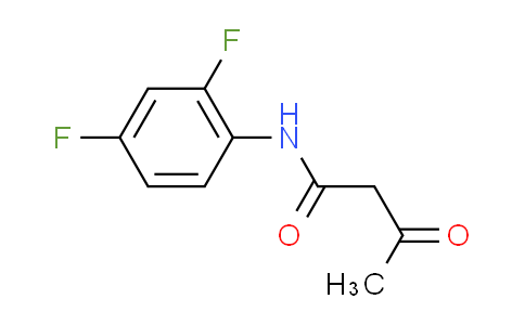 CAS No. 218930-20-2, N-(2,4-difluorophenyl)-3-oxobutanamide