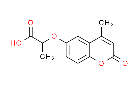 CAS No. 96078-22-7, 2-[(4-methyl-2-oxo-2H-chromen-6-yl)oxy]propanoic acid