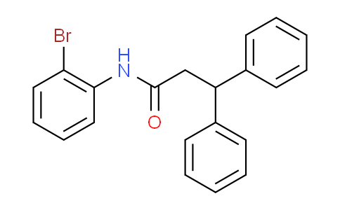 CAS No. 349439-57-2, N-(2-bromophenyl)-3,3-diphenylpropanamide