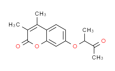 CAS No. 314742-02-4, 3,4-dimethyl-7-(1-methyl-2-oxopropoxy)-2H-chromen-2-one