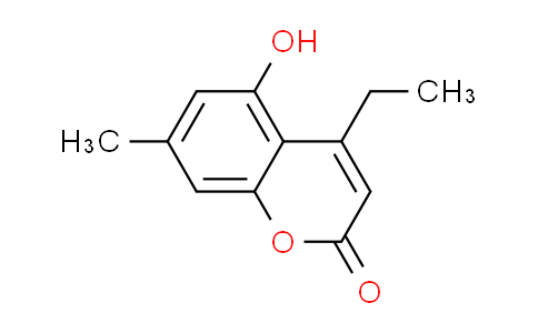 CAS No. 62036-49-1, 4-ethyl-5-hydroxy-7-methyl-2H-chromen-2-one