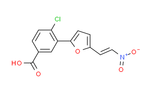 CAS No. 359618-41-0, 4-chloro-3-{5-[(E)-2-nitrovinyl]-2-furyl}benzoic acid