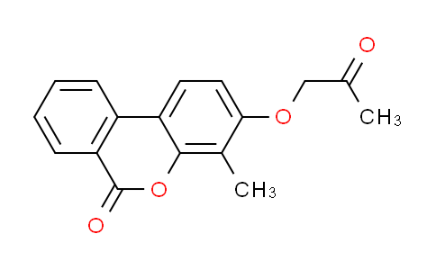 CAS No. 307551-49-1, 4-methyl-3-(2-oxopropoxy)-6H-benzo[c]chromen-6-one