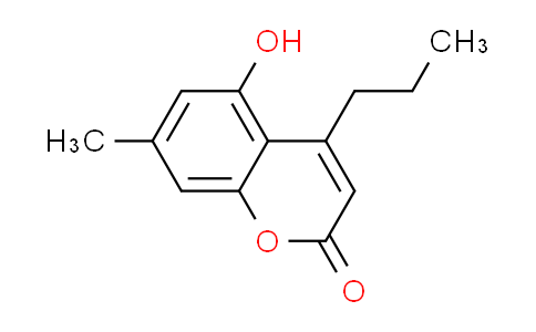 CAS No. 66346-53-0, 5-hydroxy-7-methyl-4-propyl-2H-chromen-2-one