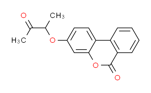 CAS No. 314744-71-3, 3-(1-methyl-2-oxopropoxy)-6H-benzo[c]chromen-6-one