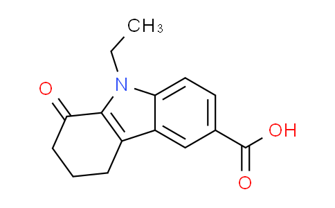 CAS No. 354993-58-1, 9-ethyl-1-oxo-2,3,4,9-tetrahydro-1H-carbazole-6-carboxylic acid