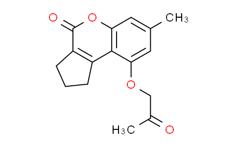 CAS No. 307549-57-1, 7-methyl-9-(2-oxopropoxy)-2,3-dihydrocyclopenta[c]chromen-4(1H)-one