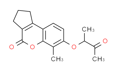 CAS No. 314743-74-3, 6-methyl-7-(1-methyl-2-oxopropoxy)-2,3-dihydrocyclopenta[c]chromen-4(1H)-one