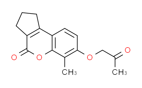 CAS No. 307548-94-3, 6-methyl-7-(2-oxopropoxy)-2,3-dihydrocyclopenta[c]chromen-4(1H)-one