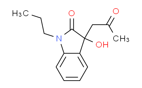 CAS No. 107864-79-9, 3-hydroxy-3-(2-oxopropyl)-1-propyl-1,3-dihydro-2H-indol-2-one