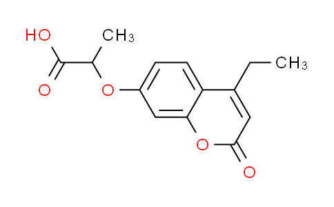 CAS No. 314742-23-9, 2-[(4-ethyl-2-oxo-2H-chromen-7-yl)oxy]propanoic acid
