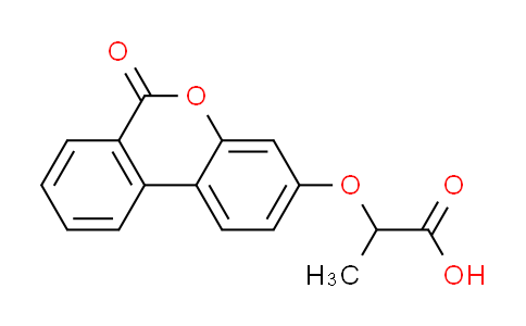 CAS No. 303016-29-7, 2-[(6-oxo-6H-benzo[c]chromen-3-yl)oxy]propanoic acid
