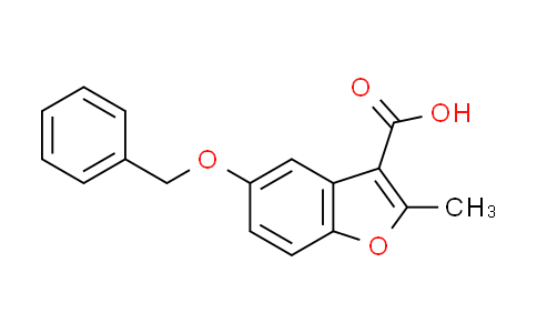 CAS No. 5010-53-7, 5-(benzyloxy)-2-methyl-1-benzofuran-3-carboxylic acid