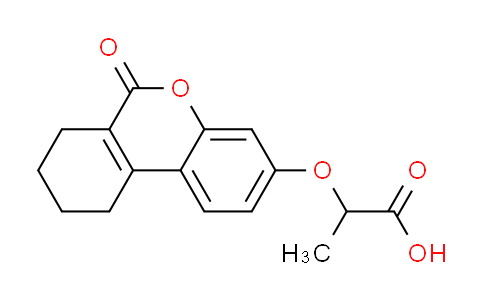 CAS No. 313471-13-5, 2-[(6-oxo-7,8,9,10-tetrahydro-6H-benzo[c]chromen-3-yl)oxy]propanoic acid