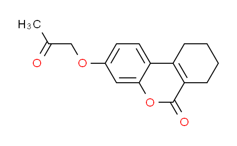 CAS No. 335419-03-9, 3-(2-oxopropoxy)-7,8,9,10-tetrahydro-6H-benzo[c]chromen-6-one