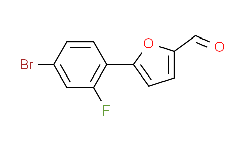 CAS No. 444284-83-7, 5-(4-bromo-2-fluorophenyl)-2-furaldehyde