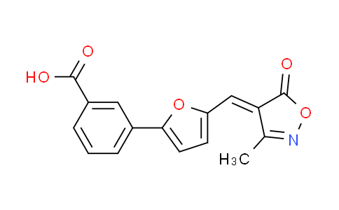 CAS No. 884497-55-6, 3-{5-[(E)-(3-methyl-5-oxoisoxazol-4(5H)-ylidene)methyl]-2-furyl}benzoic acid