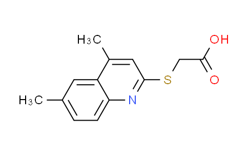 CAS No. 370848-09-2, [(4,6-dimethylquinolin-2-yl)thio]acetic acid