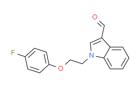 CAS No. 340318-78-7, 1-[2-(4-fluorophenoxy)ethyl]-1H-indole-3-carbaldehyde