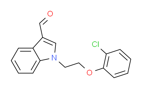 CAS No. 340318-80-1, 1-[2-(2-chlorophenoxy)ethyl]-1H-indole-3-carbaldehyde
