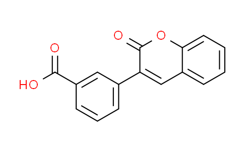 CAS No. 443292-41-9, 3-(2-oxo-2H-chromen-3-yl)benzoic acid
