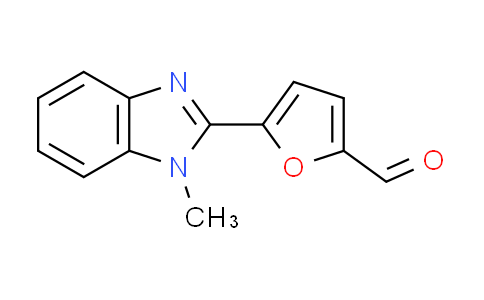 CAS No. 83490-13-5, 5-(1-methyl-1H-benzimidazol-2-yl)-2-furaldehyde