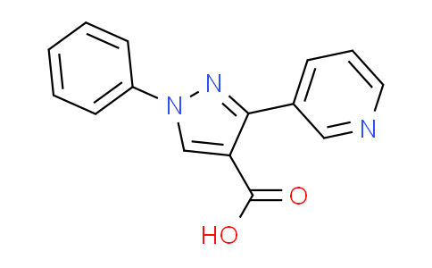 CAS No. 372107-42-1, 1-phenyl-3-pyridin-3-yl-1H-pyrazole-4-carboxylic acid