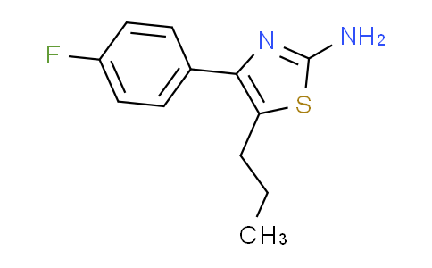 CAS No. 915923-78-3, 4-(4-fluorophenyl)-5-propyl-1,3-thiazol-2-amine