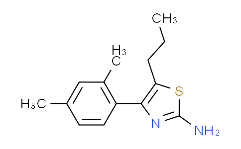 CAS No. 915920-65-9, 4-(2,4-dimethylphenyl)-5-propyl-1,3-thiazol-2-amine